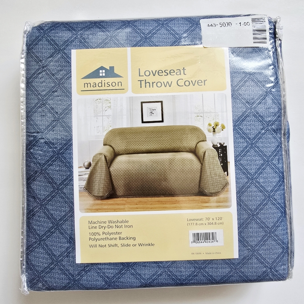 Madison Loveseat Throw Cover